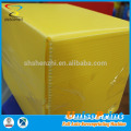Factory made wholesale and retail coroplast plastic box with UV flat bed printer